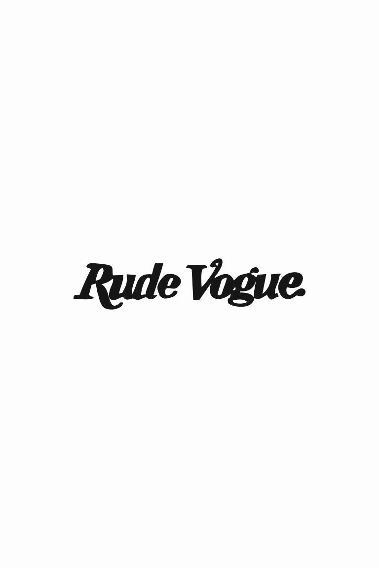 ТЕРМОТРАНСФЕР  Rude vogue (черный)  17*3см