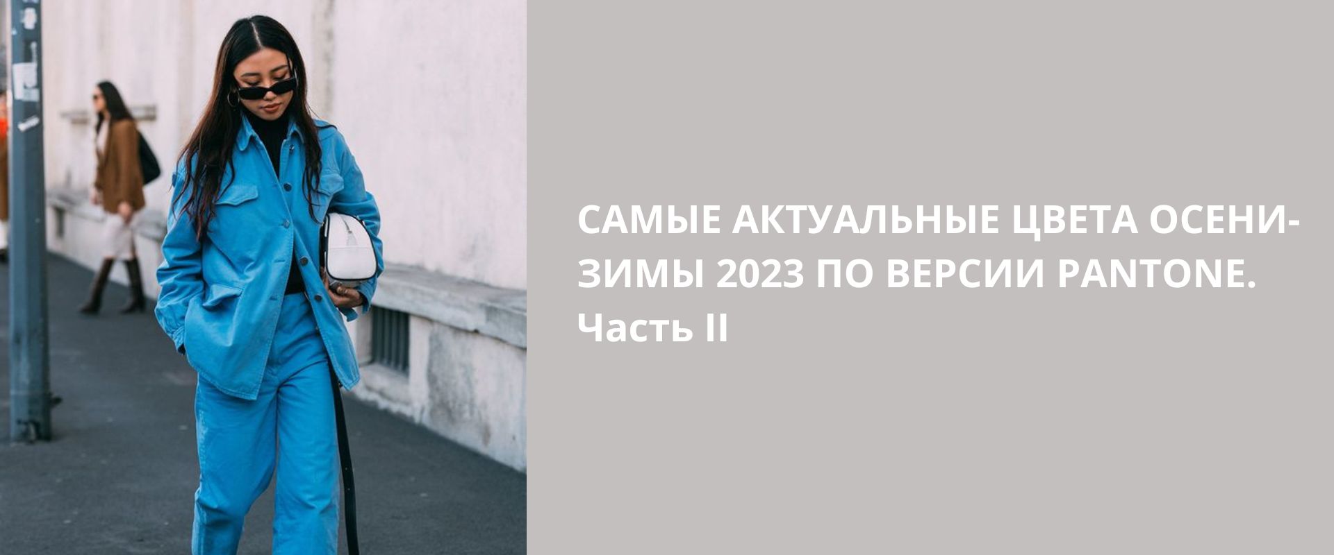 Самые актуальные цвета осени-зимы 2023 по версии PANTONE. Часть II