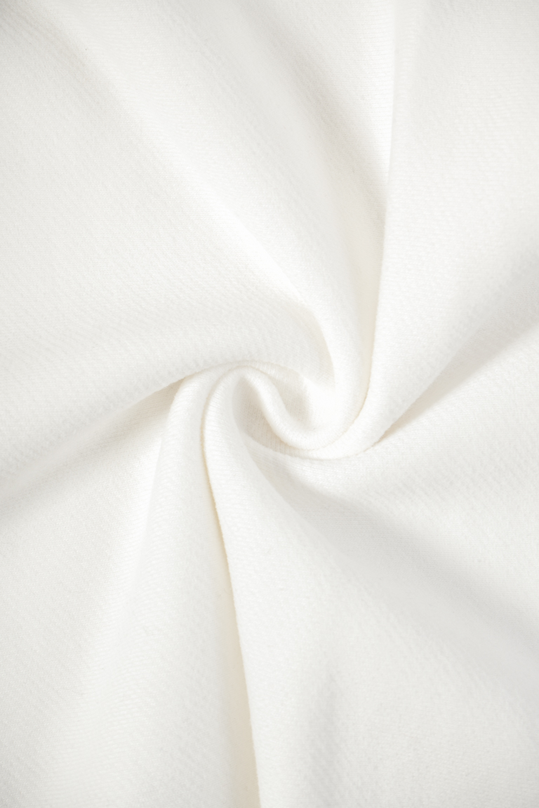 ОТРЕЗ 0,9 м (Плотный Футер 3х-нитка КОКОСОВОЕ МОЛОКО PEACH EFFECT (ПИЧ) 90%хб/10%пэ, 360 гр/кв.м, 195 см)