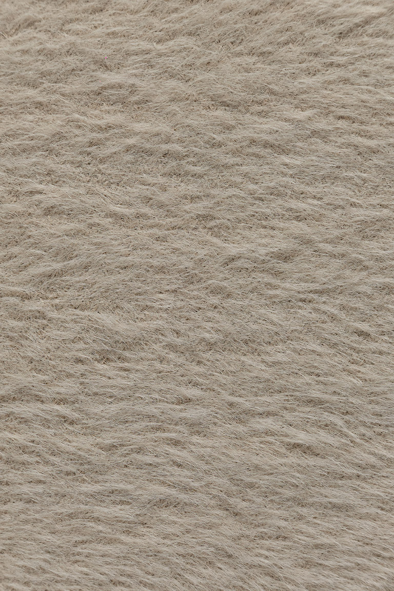 ПУШИСТЫЙ ТРИКОТАЖ МИНДАЛЬНЫЙ РАФ 95% пэ, 5% спандекс 220гр, 158см