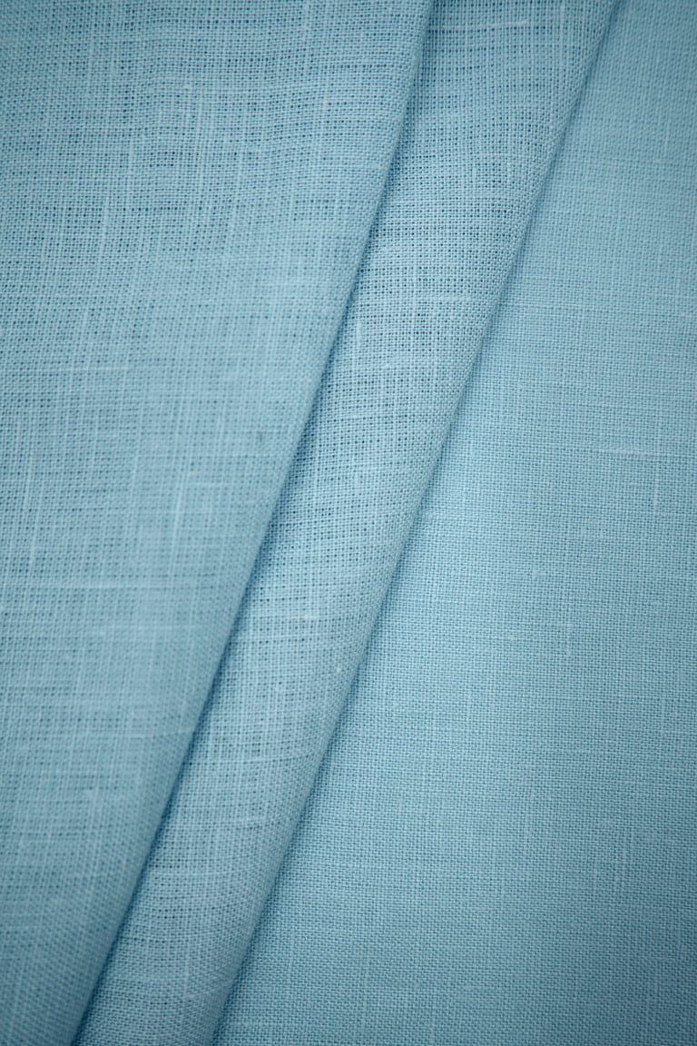 ОТРЕЗ 1,5м (ЛЁН 100% костюмный НЕБЕСНЫЙ 185гр, 150см) ОТРЕЗ 1,5м (ЛЁН 100% костюмный НЕБЕСНЫЙ 185гр, 150см)