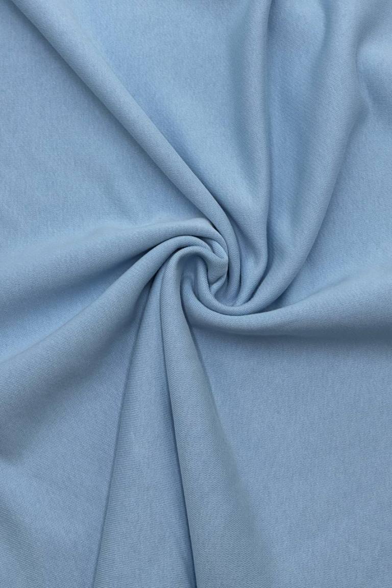 Футер 3х-нитка НЕБЕСНЫЙ 90%хб/10%пэ, 330 гр/кв.м, 180 см