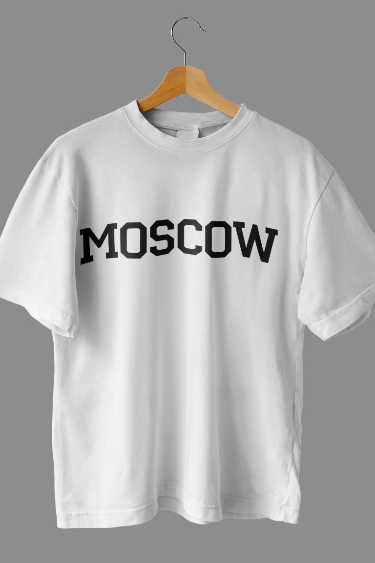 ТЕРМОТРАНСФЕР "Moscow" Синий 33*6см