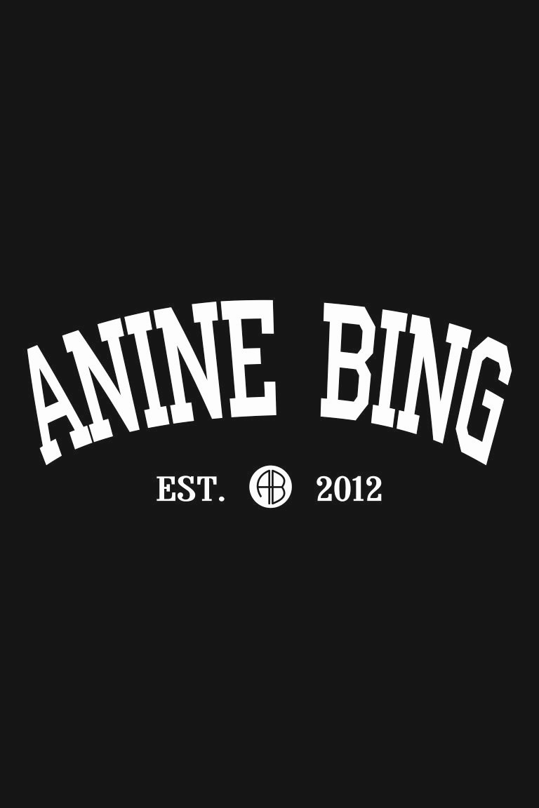 ТЕРМОТРАНСФЕР ANINE BING белый 29,5см* 7,5см