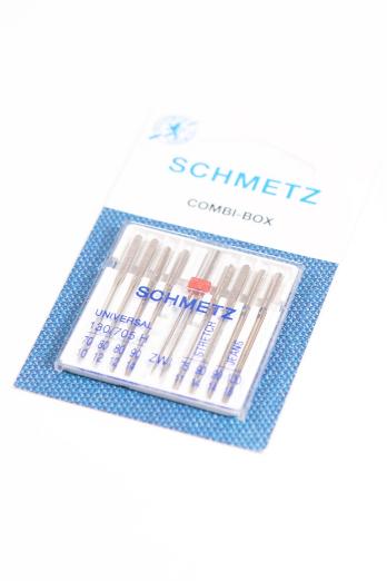 ИГЛА SCHMETZ КОМБИНИРОВАННАЯ 130/705H №70, 80 (2) 90,75,90S,90,100(J),80/2.0 9 шт ИГЛА SCHMETZ КОМБИНИРОВАННАЯ 130/705H №70, 80 (2) 90,75,90S,90,100(J),80/2.0 9 шт