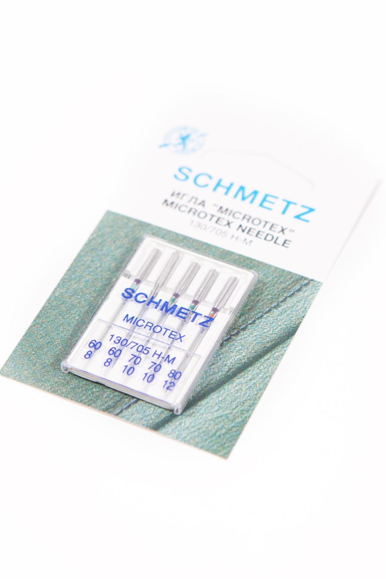 ИГЛЫ SCHMETZ МИКРОТЕКС (ОСОБО ОСТРЫЕ) 130/705H-М №60(2) 70(2) 80 5шт ИГЛЫ SCHMETZ МИКРОТЕКС (ОСОБО ОСТРЫЕ) 130/705H-М №60(2) 70(2) 80 5шт