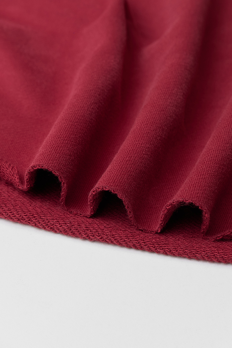 Футер 3х нитка ПРЯНАЯ ВИШНЯ PEACH EFFECT (ПИЧ) 90%хб/10%пэ, 360 гр/кв.м, 195 см