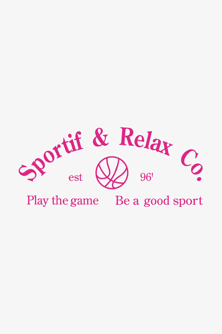 ТЕРМОТРАНСФЕР Sportif & relax розовый 25см*10,5см