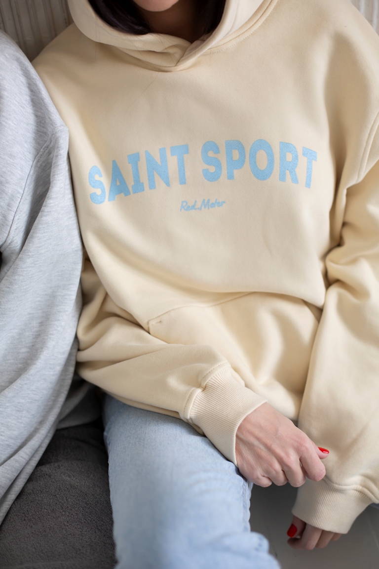 Худи SAINT SPORT red meter цв.пломбир peach effect ONE SIZE (на миниатюрный и средний рост от 152-168 см) Худи SAINT SPORT red meter цв.пломбир peach effect ONE SIZE (на миниатюрный и средний рост от 152-168 см)