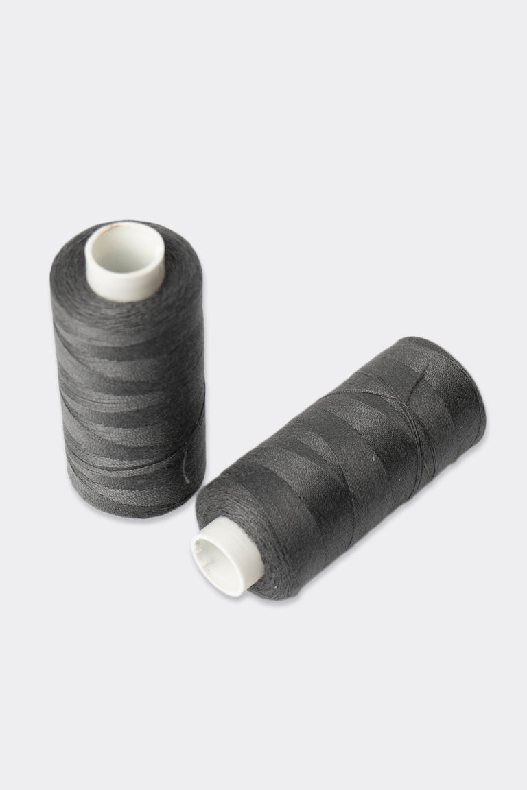 Нитки Бытовые 297-АНАЛОГ ГРАФИТ/СЕРЫЙ (ВАРКА) Dor Tak 40/2-400 ярд. 100% п/э