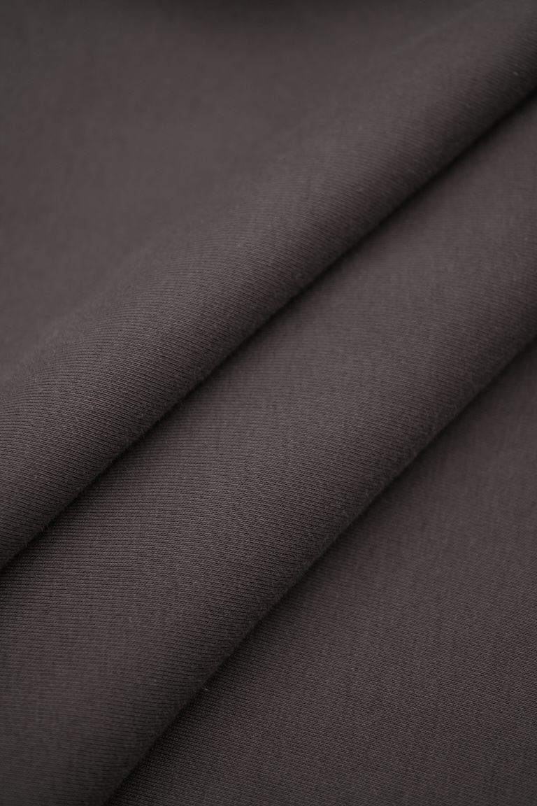 ОТРЕЗ 0,8 м (Футер 3х-нитка С НАЧЕСОМ ГРАФИТ (СТРИЖЕНЫЙ) 70%хб/30%пэ, 330 гр/кв.м, 180 см)