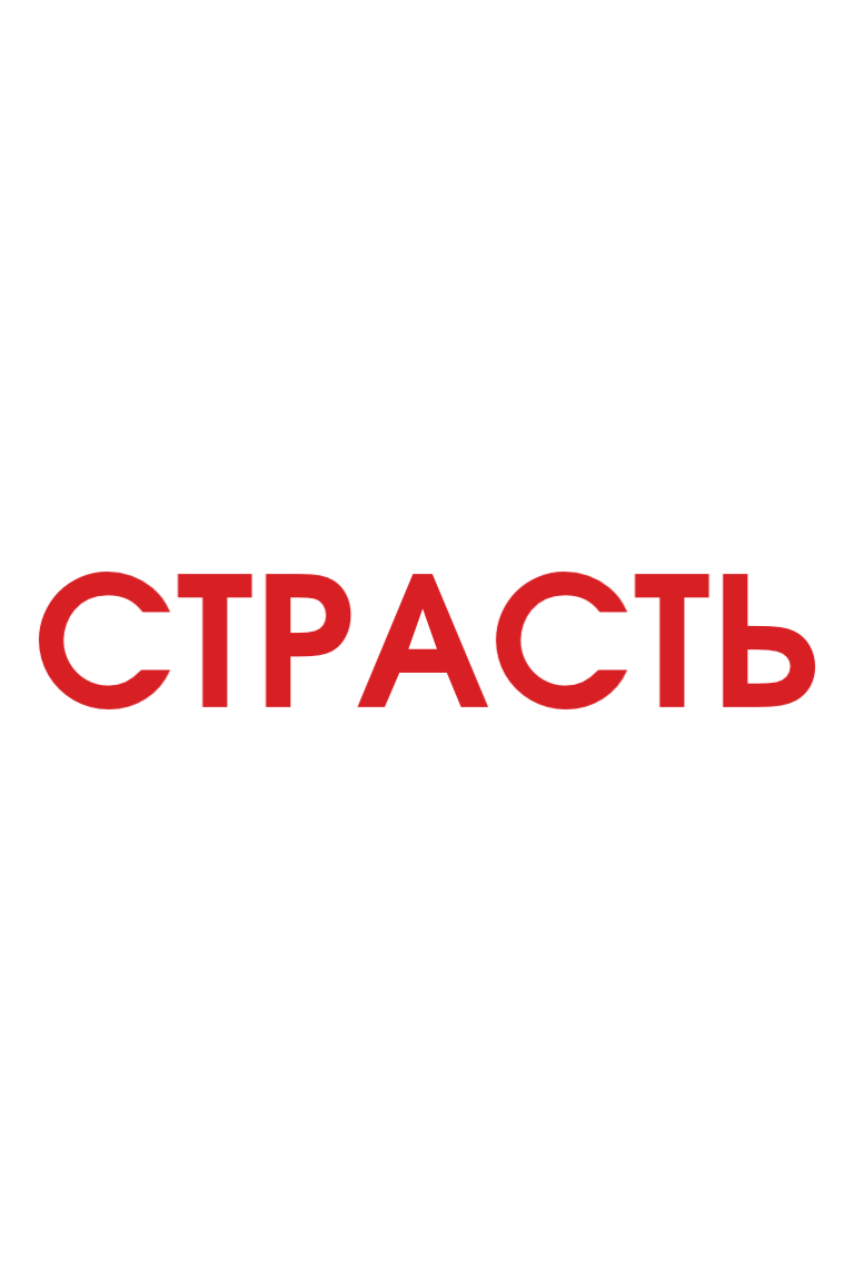 ТЕРМОТРАНСФЕР "Страсть" 8,4*1,55см