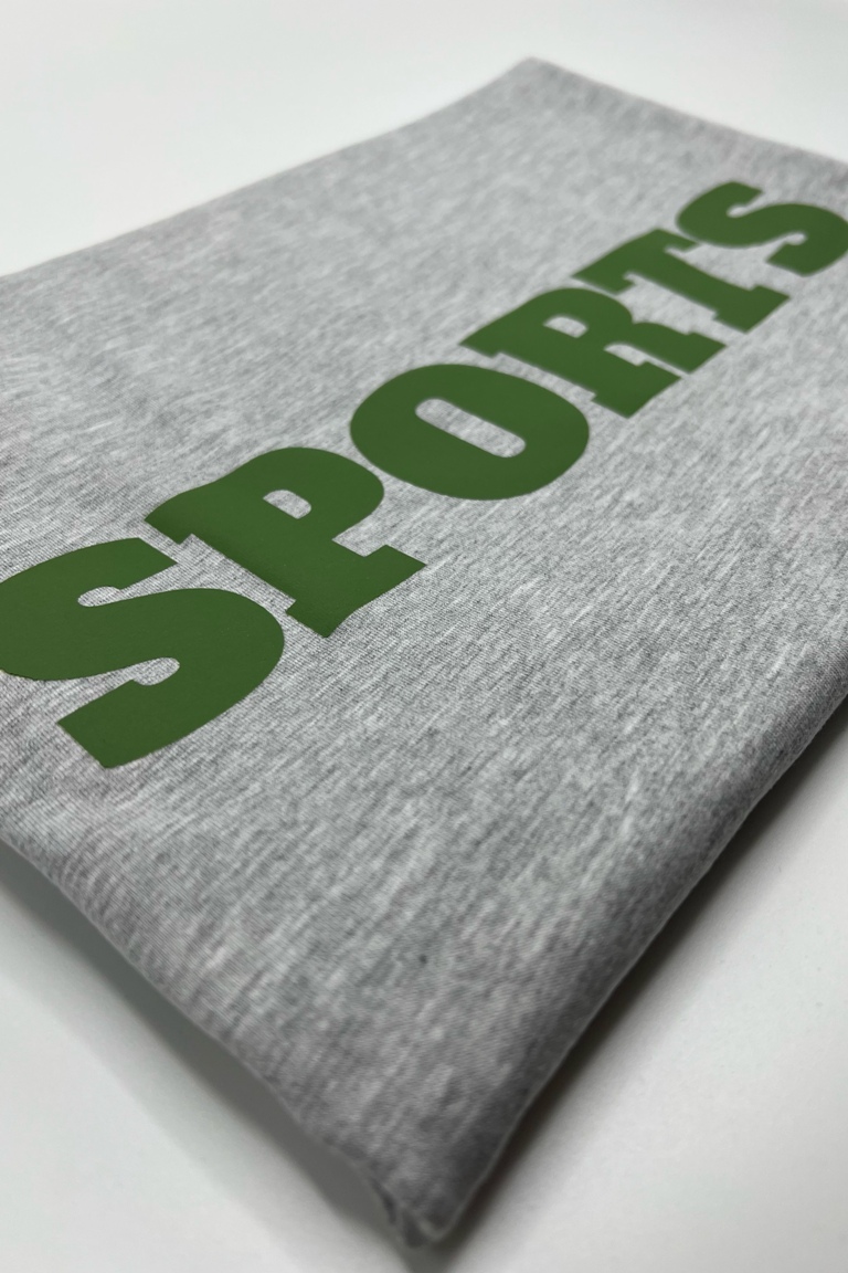 КУПОН ДЛЯ ФУТБОЛКИ 0,8 м (180 см) Серый меланж SPORT/СПОРТ