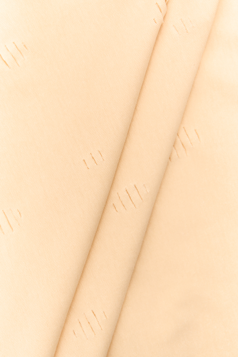 ОТРЕЗ 0,6 м (Кулирная гладь ДРАНКА С ЭФФЕКТОМ ВАРКИ ТОПЛЕНОЕ МОЛОКО/СЛИВОЧНОЕ МАСЛО 100%хб, 200 гр/кв.м, 180 см)