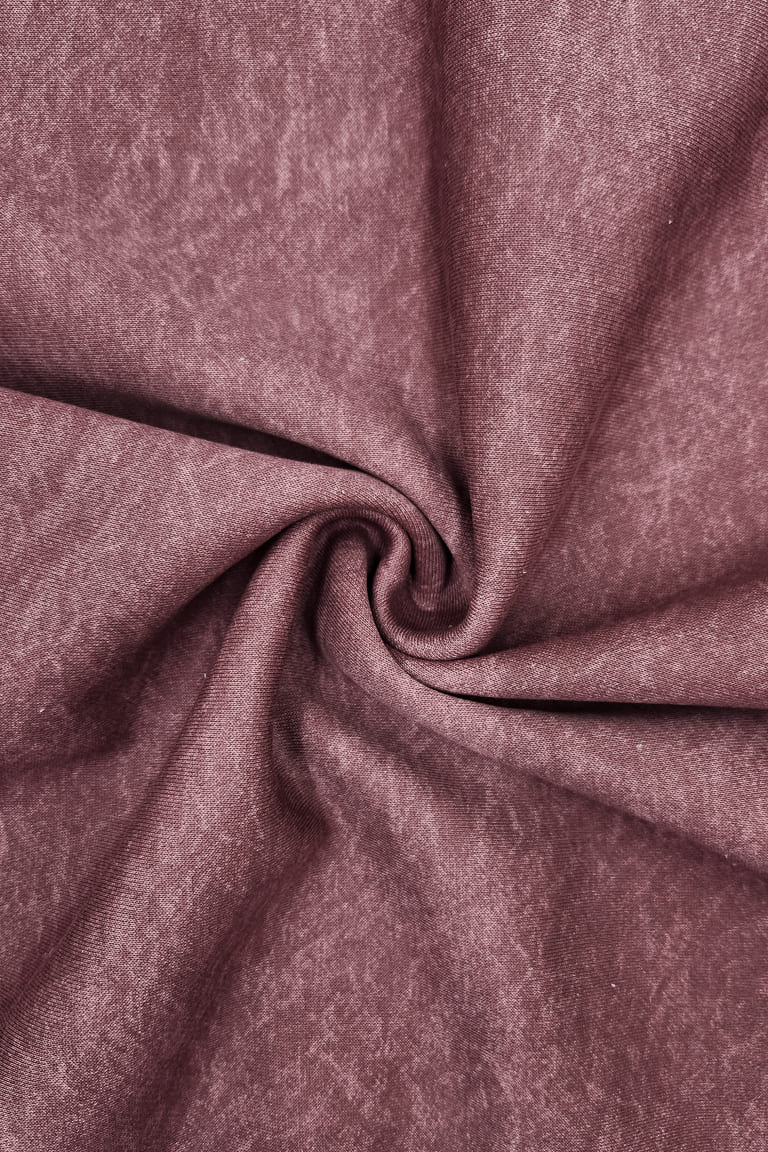 Футер 3х-нитка ДУБЛИРОВАННЫЙ МЕХОМ (плюш) С ЭФФЕКТОМ ВАРКИ/СТАРЕНИЯ ИНЖИР 70%хб/ 30%пэ, 450 гр/кв.м, 175 см