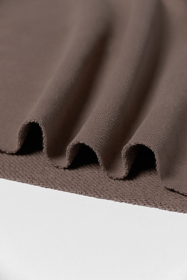 Футер 3х-нитка PEACH ПИЧ ТАУП 90%х/б/10%пэ -330 гр. 195 см