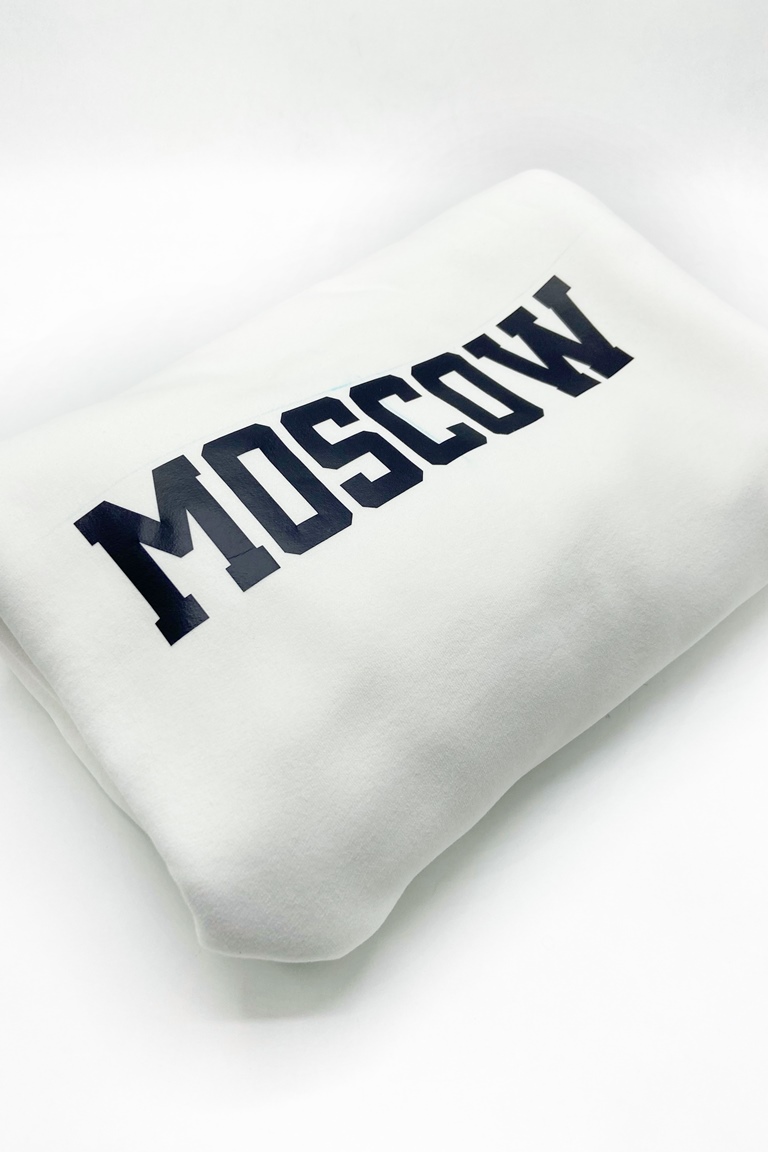 КУПОН ДЛЯ СВИТШОТА НАЧЕС 1,3 м (180 см) MOSCOW (черный шрифт) КОКОСОВОЕ МОЛОКО ПИЧ
