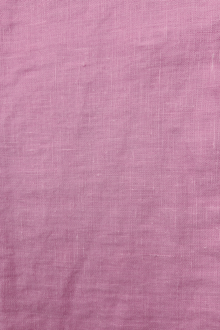 ОТРЕЗ 0,7м (ЛЁН 100% костюмный с эффектом мятости БАБЛ ГАМ / РОЗОВЫЙ 185гр, 150см)