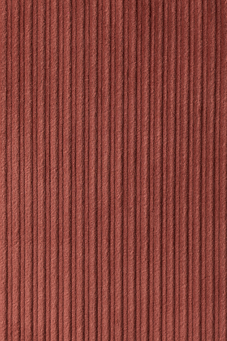 Вельвет (широкая полоска) ТОМАТНЫЙ 98%хлопок 2%эл, 330гр, 142см