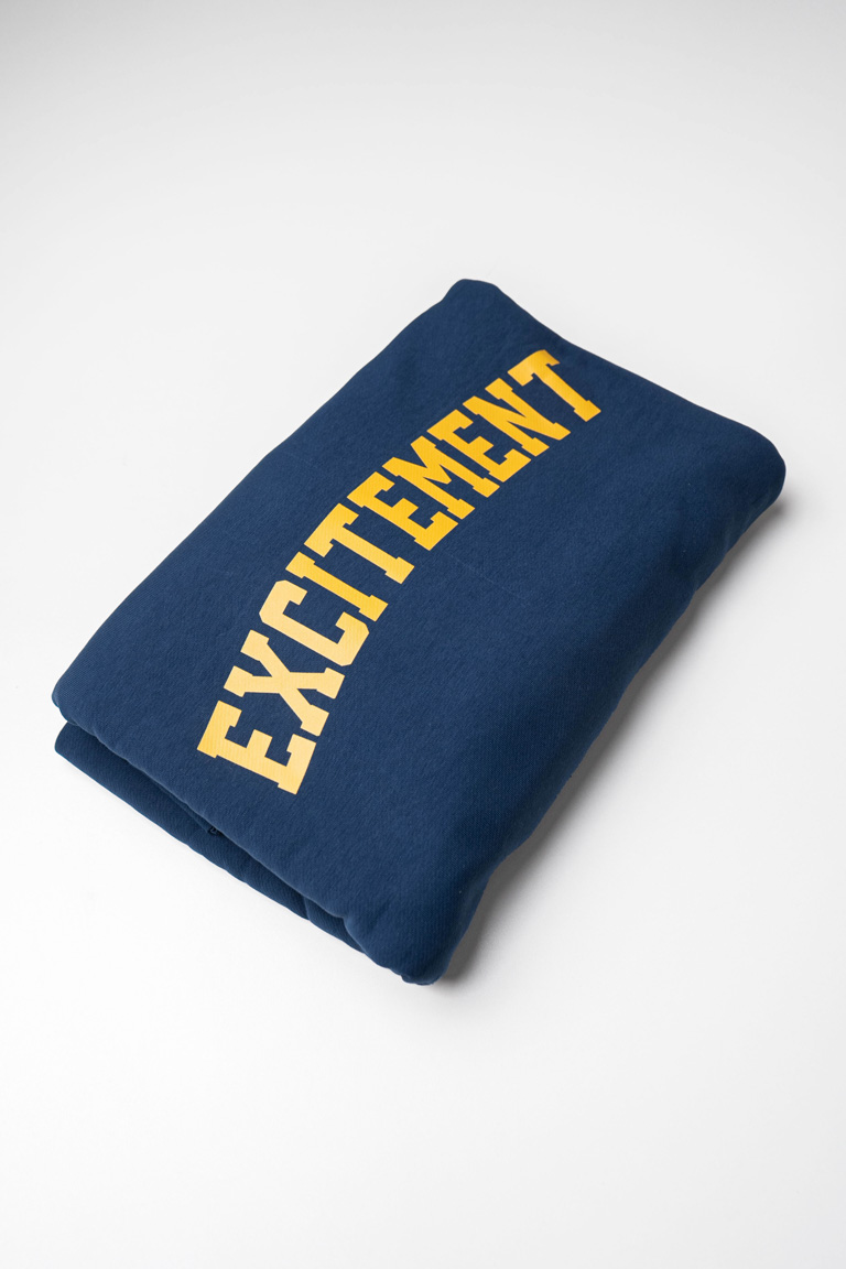 КУПОН ДЛЯ СВИТШОТА 1,3 м (180 см) EXCITEMENT ИНДИГО
