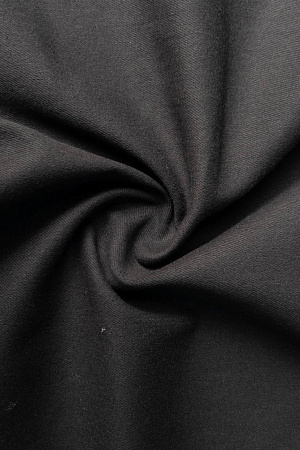 КОТТОН ТВИЛЛ ЧЕРНЫЙ 65%ХБ 35%ПЭ  250гр, 150см