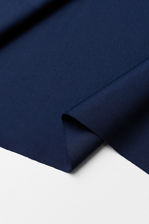 КОСТЮМНАЯ ТКАНЬ ТЕМНО-СИНИЙ 410гр, 70% ПЭ, 30% вискоза, 150см ширина
