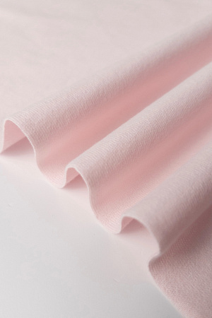 Кулирная гладь PEACH EFFECT (ПИЧ) ЗЕМЛЯНИКА СО СЛИВКАМИ 100%хб, 240 гр/кв.м, 185 см